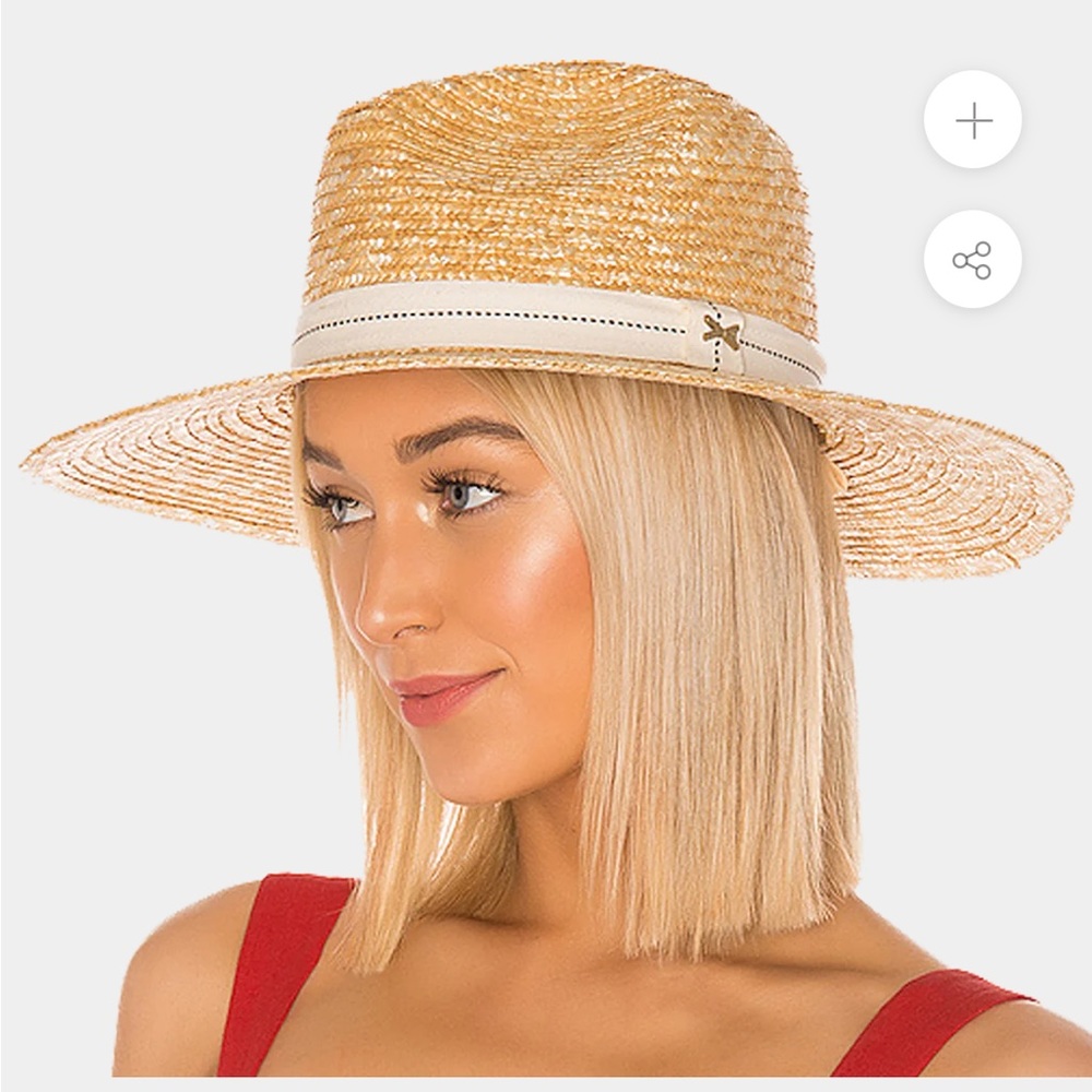 Vitamin A Wide Brim Panama Hat - new condition, adjustable
